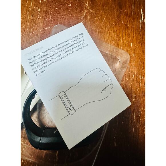 SMART BRACELET Black Watch Wearable Band Fitbit Style Heart Rate Monitor - Picture 8 of 11